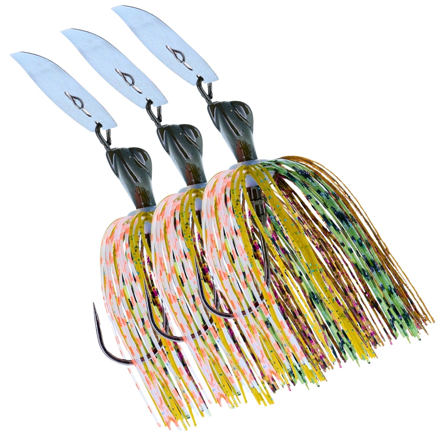 Reaction Tackle Lead Breaker Jigs- 3-Pack; Durable Fishing Jigs for Freshwater &amp; Saltwater