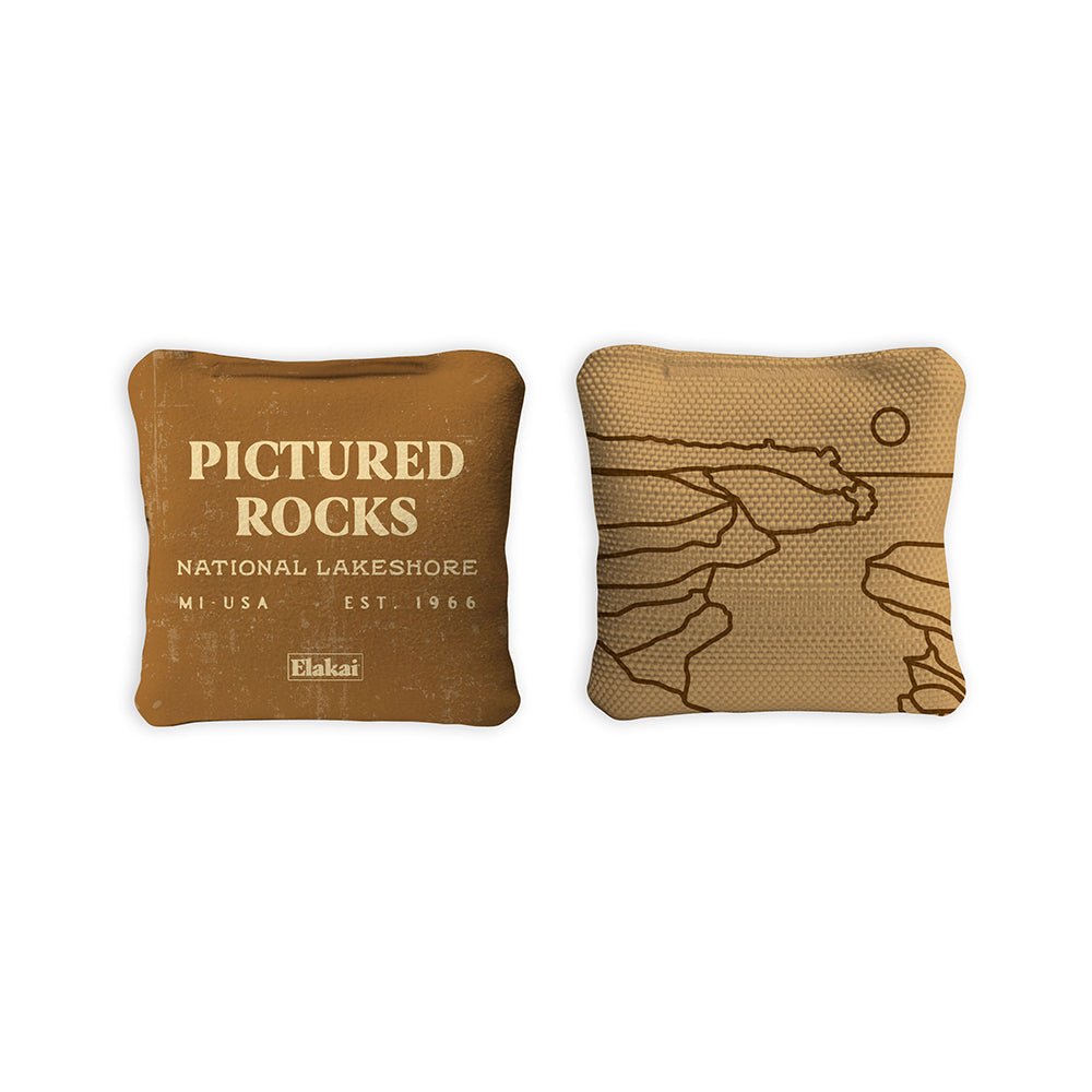 4-in Travel Dual-Sided Cornhole Bags | National Parks Collection