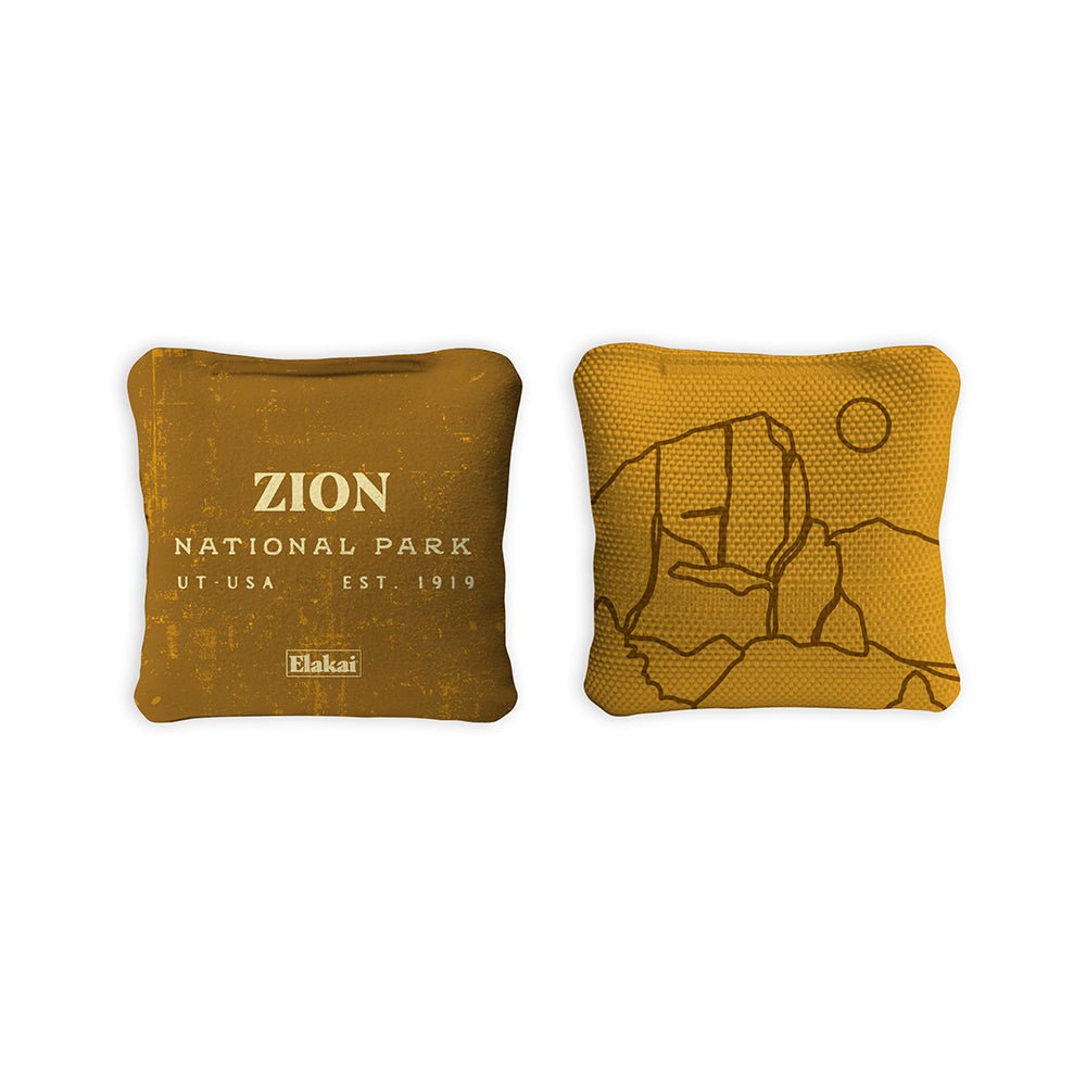 4-in Travel Dual-Sided Cornhole Bags | National Parks Collection