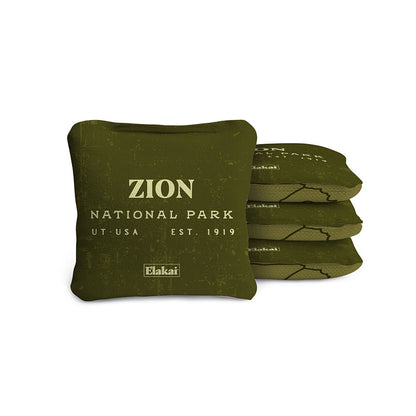 4-in Travel Dual-Sided Cornhole Bags | National Parks Collection