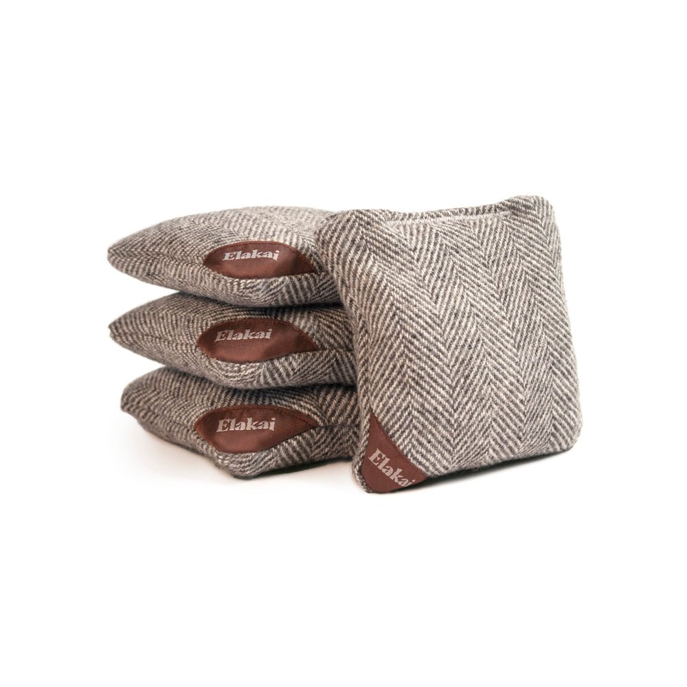 4-in Travel Herringbone Cornhole Bags | Premium All-Weather Collection