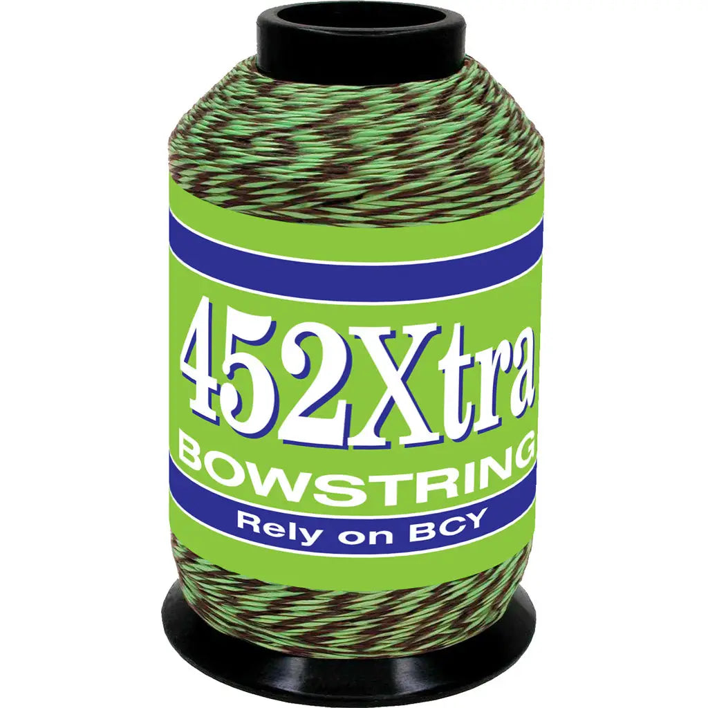 BCY 452Xtra Bowstring Material Green/Black - 1/4 lb.