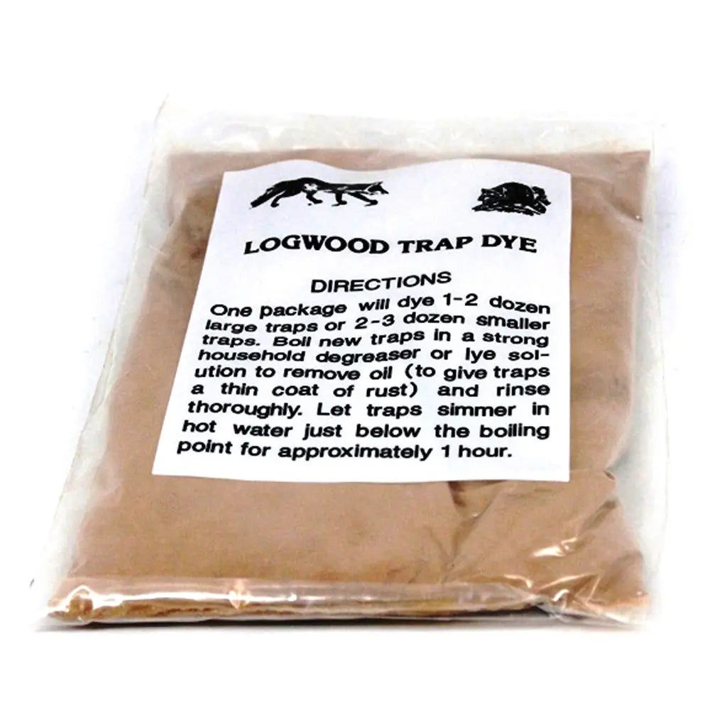 Minnesota Trapline Logwood Trap Dye 1 lb. - Effective Black Dye for Steel Traps