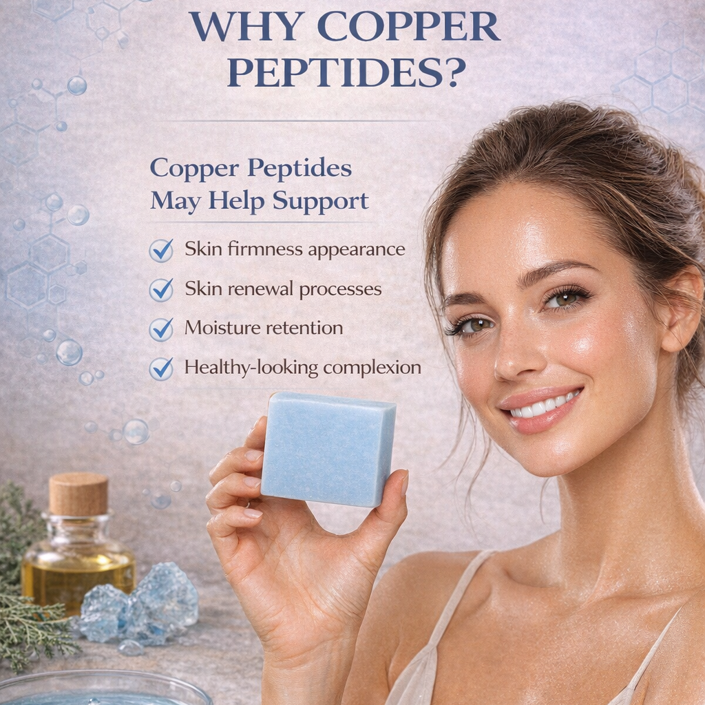 Copper GHKCU Peptide Beef Tallow Soap Bar
