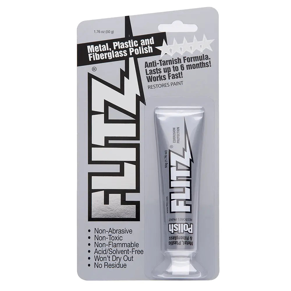 Flitz Multi-Purpose Metal Polish Paste - 1.76oz Tube - Thumbnail 3