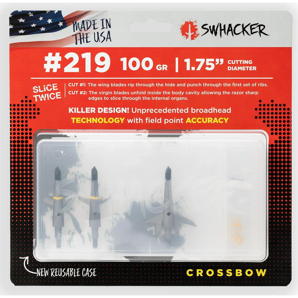 Swhacker Crossbow Broadheads 100 gr. 1.75 in. 3 pk.