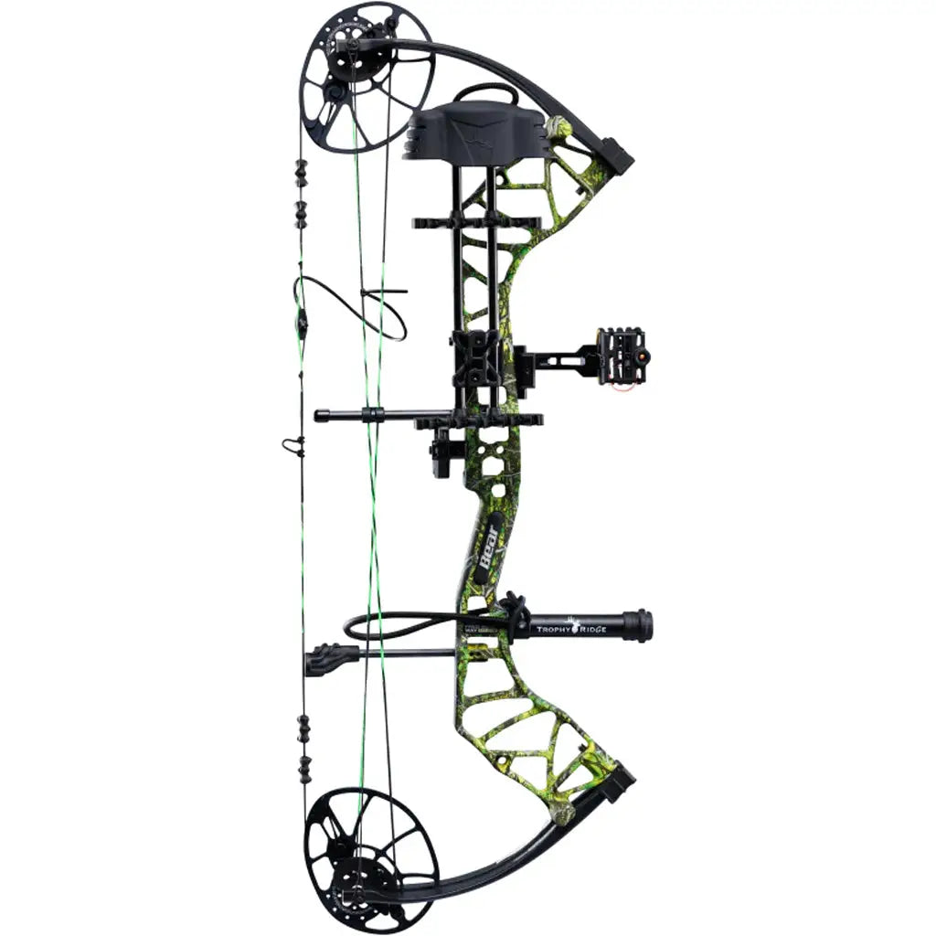 Bear Legit MAXX RTH Bow Package - Toxic/Black, 10-70 lbs, LH
