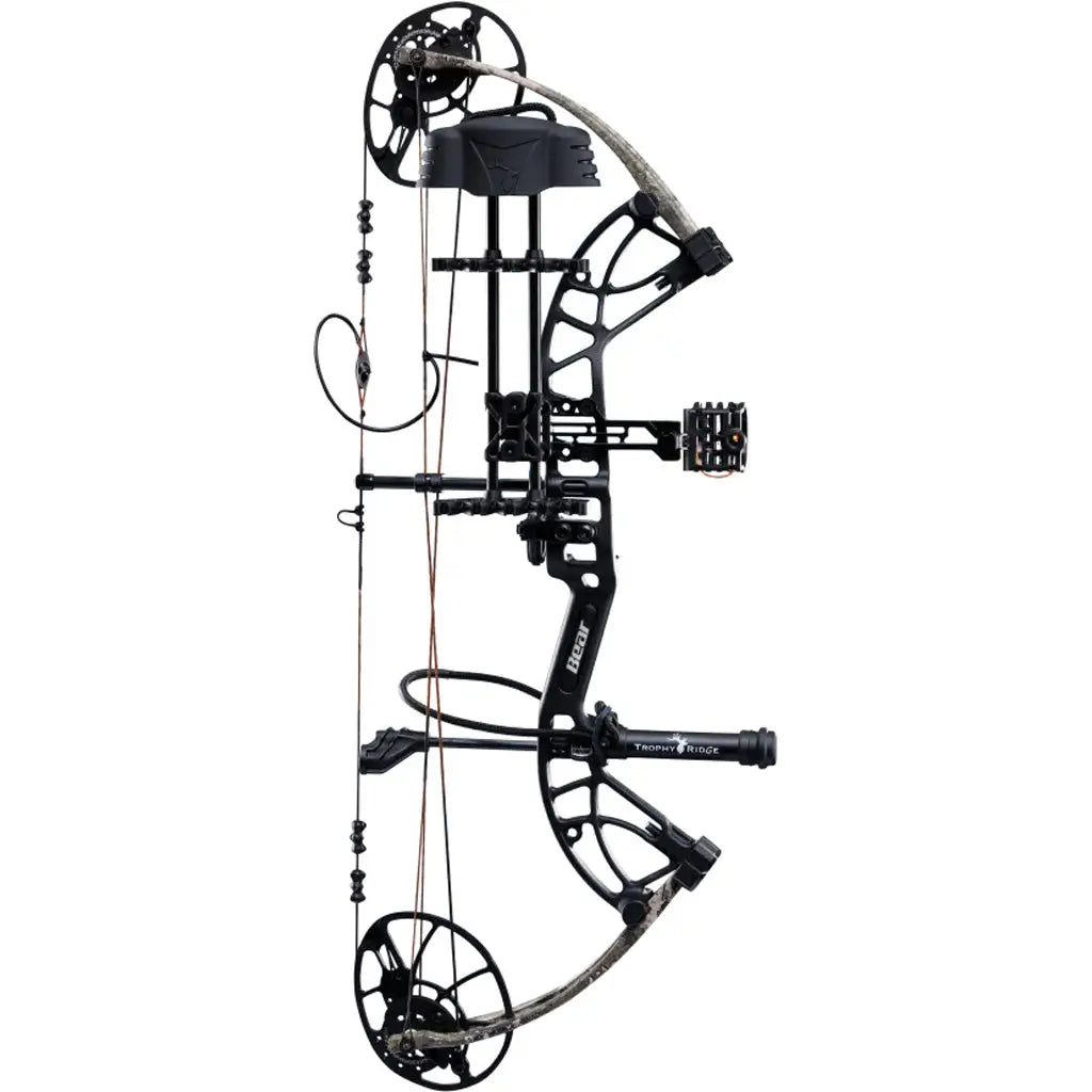 Bear Cruzer G4 RTH Bow Package - Black/True Timber Strata - 10-70 lbs - RH