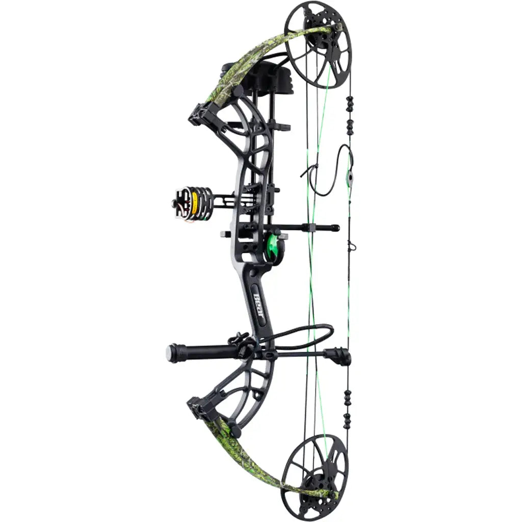 Bear Cruzer G4 RTH Bow Package Black/Toxic - LH 10-70 lbs