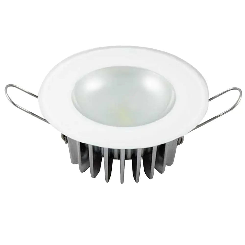 Lumitec Mirage - Flush Mount Down Light - Glass Finish - 3-Color Red/Blue Non Dimming w/White Dimming [113198]