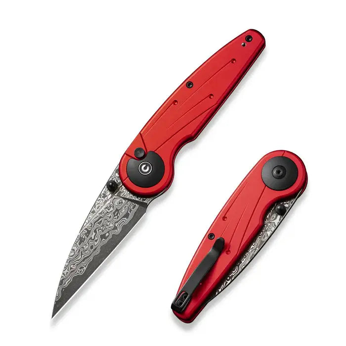 CIVIVI Starflare Thumb Stud &amp; Button Lock Knife Aluminum Handle