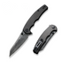 CIVIVI P87 Folder Flipper Knife Carbon Fiber & G10 Handle (2.90 Damascus Blade) C21043-DS1