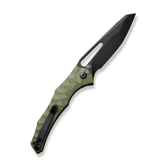 CIVIVI Spiny Dogfish Thumb Hole Knife G10 Handle (3.47 14C28N Blade) C22006-3