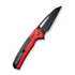 CIVIVI Sentinel Strike Flipper & Thumb Stud & Button Lock Knife Aluminum & FRN Handle (3.7 K110 Blade) C22025B-1