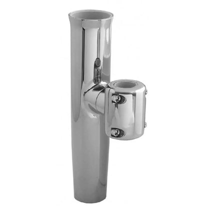 TACO  Stainless Steel Clamp-On Adjustable Rod Holder - 1-1/16" &amp; 1-5/16" O.D. (Pipe), 1-1/4" O.D. (Tube) [F16-2623POL-1]