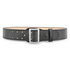 2-1/4 High-Gloss Leather Sam Browne 2-Row Stitch Duty Belt with Nickel Buckle