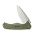 CIVIVI Photonix Flipper & Thumb Stud Knife OD Green Coarse G10 Handle (3.7 Satin Finished 14C28N Blade) C23081B-2