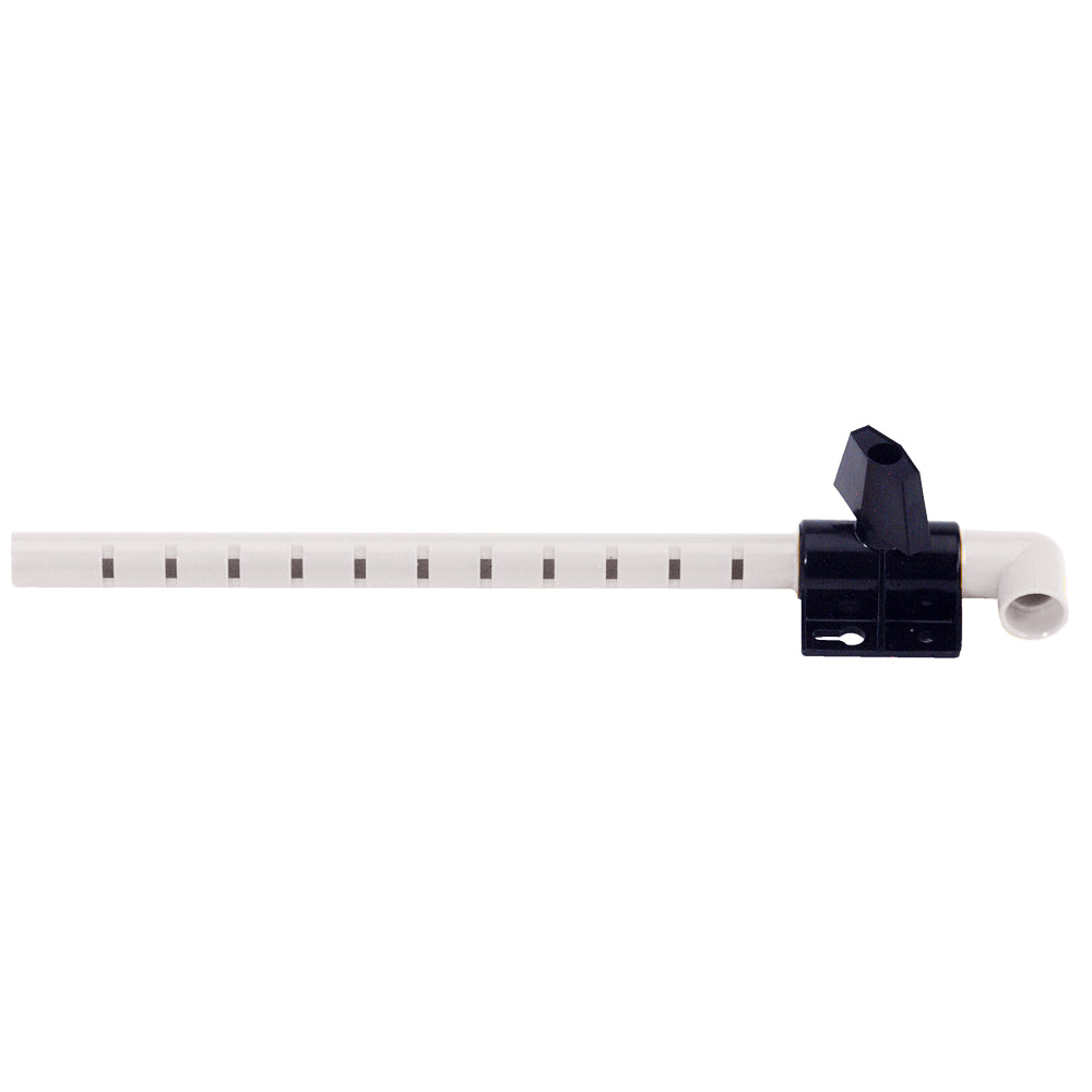 Johnson Pump Aerator Head - 10-" Spray Bar w/Shut Off Valve &amp; Bracket