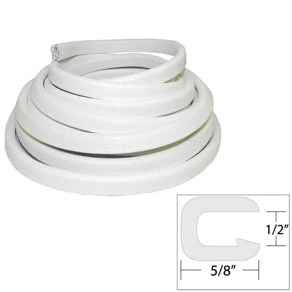 TACO Flexible Vinyl Trim - 1/2" Opening x "W x 25&