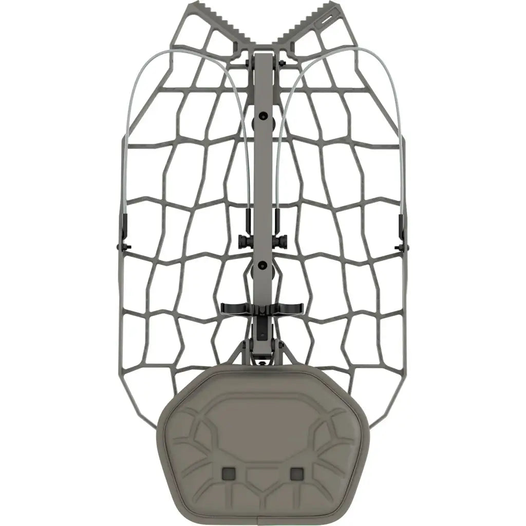 Novix Echo Hang On Stand Classic Gray - Durable All-Aluminum Tree Stand