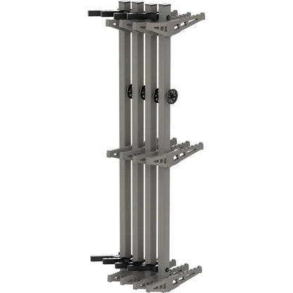 Novix Double Step Climbing Stick Classic Gray 4 Pack - Enhanced Stability and Safety