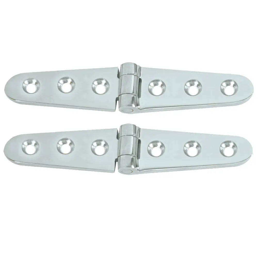 Whitecap Strap Hinge - CP/Brass - 6" x 1-1/8" - Pair [S-605C]