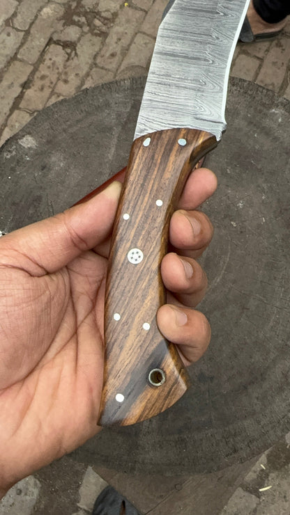 Professional Carving Knife 6 Inch Blade Wooden Handle Tool