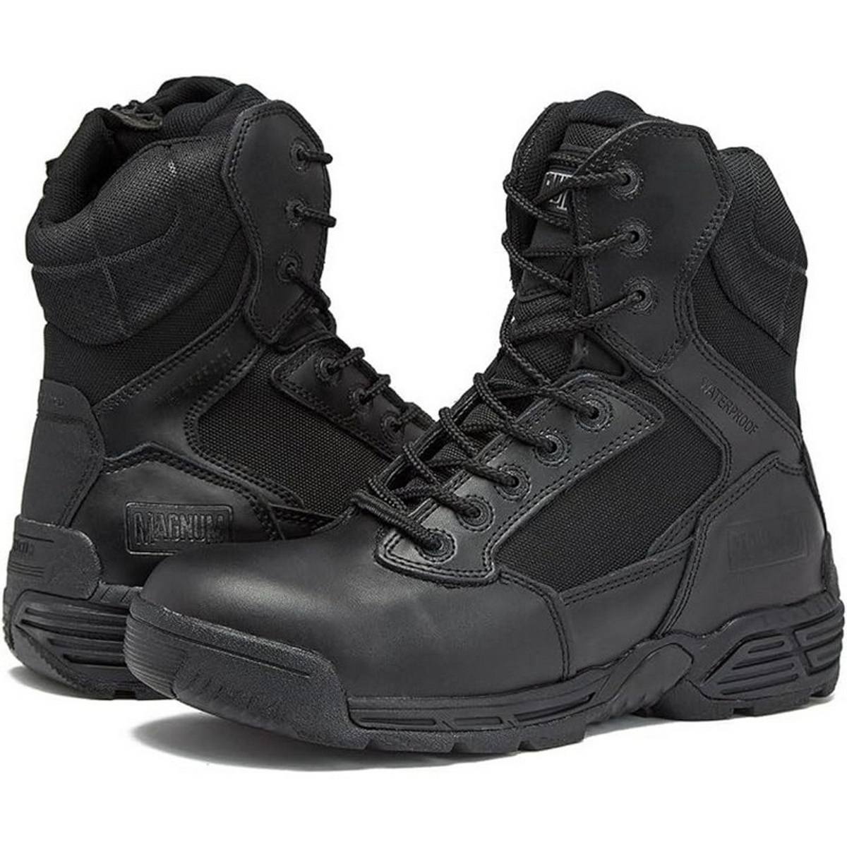 Stealth Force 8.0 SZ WP- Black- Extra Wide