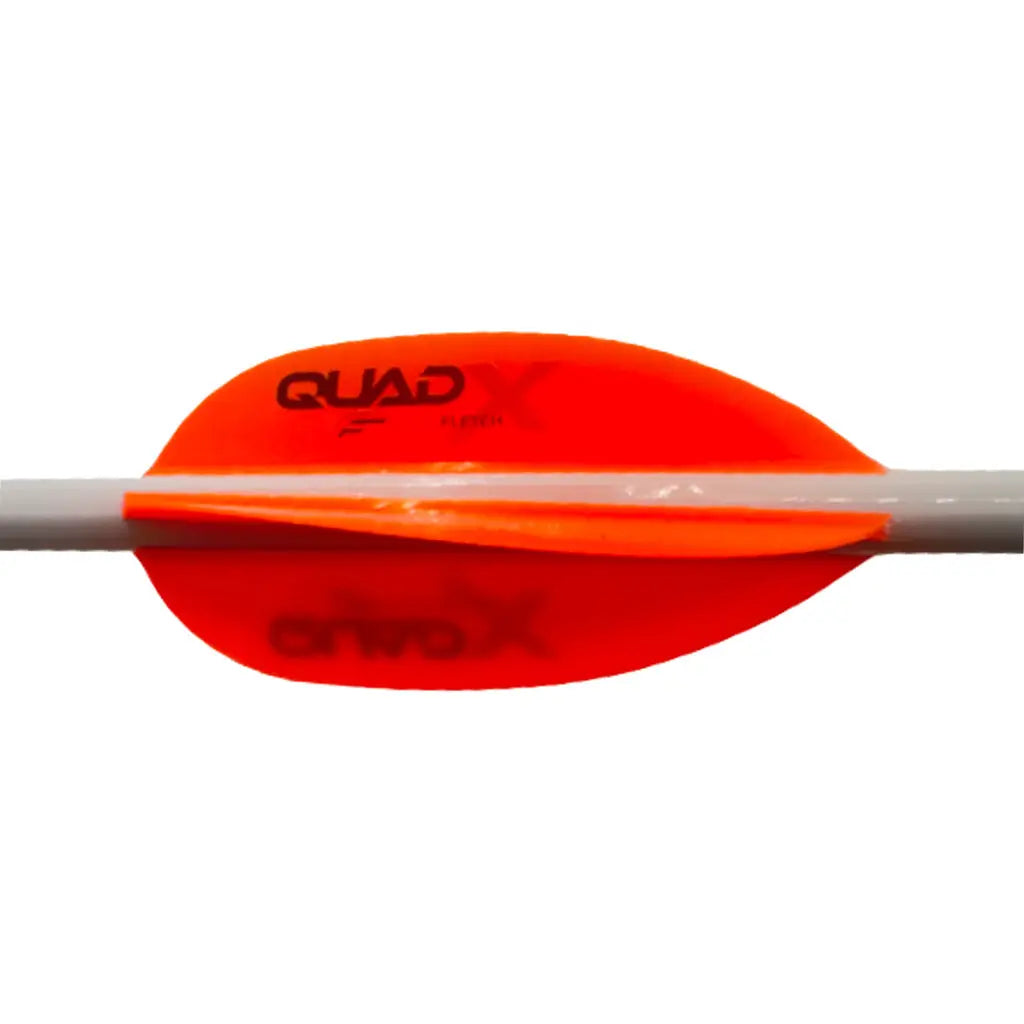 Flex Fletch Quad X Vanes Blaze Orange 50 Pack