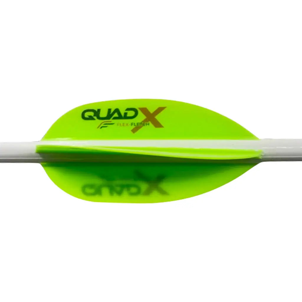 Flex Fletch Quad X Vanes Cosmic Green 50 Pack - Precision Archery Accessories