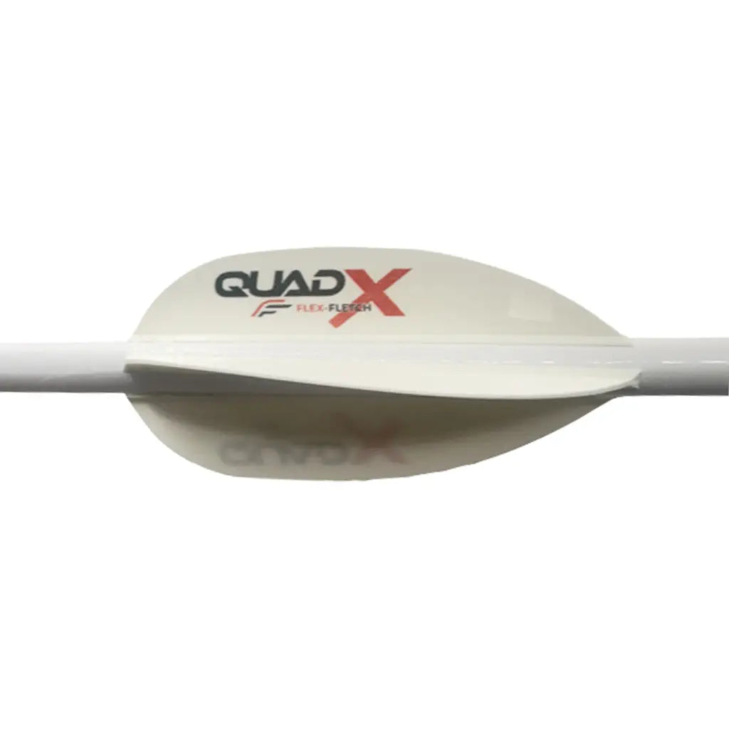 Flex Fletch Quad X Vanes White - 50 Pack