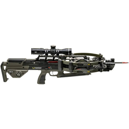 TenPoint TRX 26 Crossbow Package with ACUslide and MAXX Rangemaster 100 Scope - Moss Green