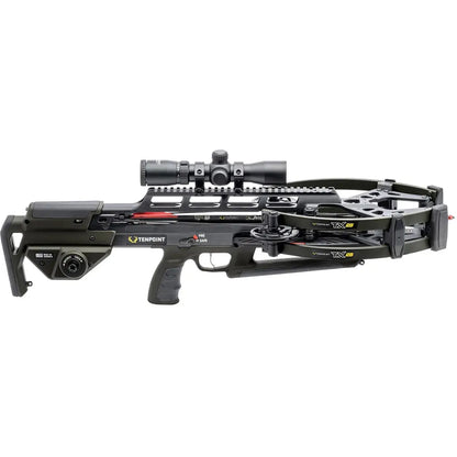 TenPoint TX 28 Crossbow Package with ACUslide and MAXX Rangemaster 100 Scope - Moss Green