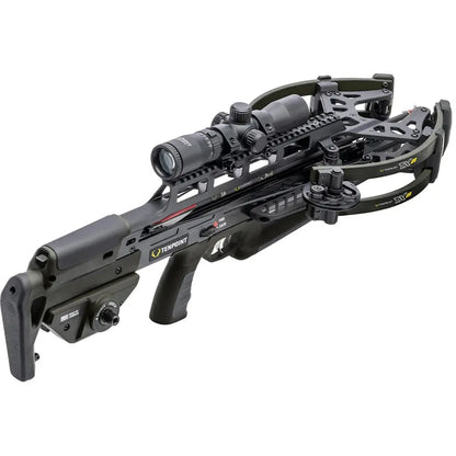 TenPoint TX 28 Crossbow Package with ACUslide and MAXX Rangemaster 100 Scope - Moss Green