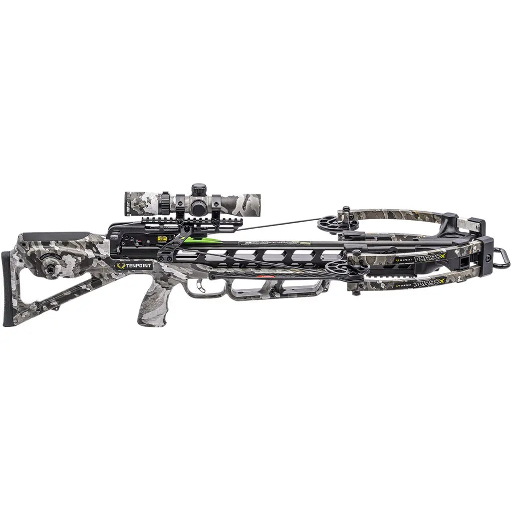 TenPoint Turbo X Crossbow Package with ACUslide and Rangemaster 100 Scope - Vektra