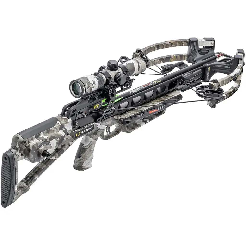 TenPoint Turbo X Crossbow Package with ACUslide and Rangemaster 100 Scope - Vektra