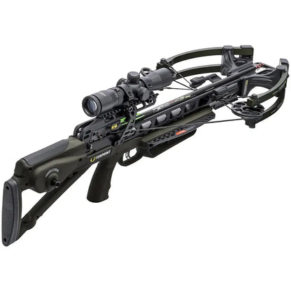 TenPoint Turbo X Crossbow Package with ACUslide and Rangemaster 100 Scope - Moss Green