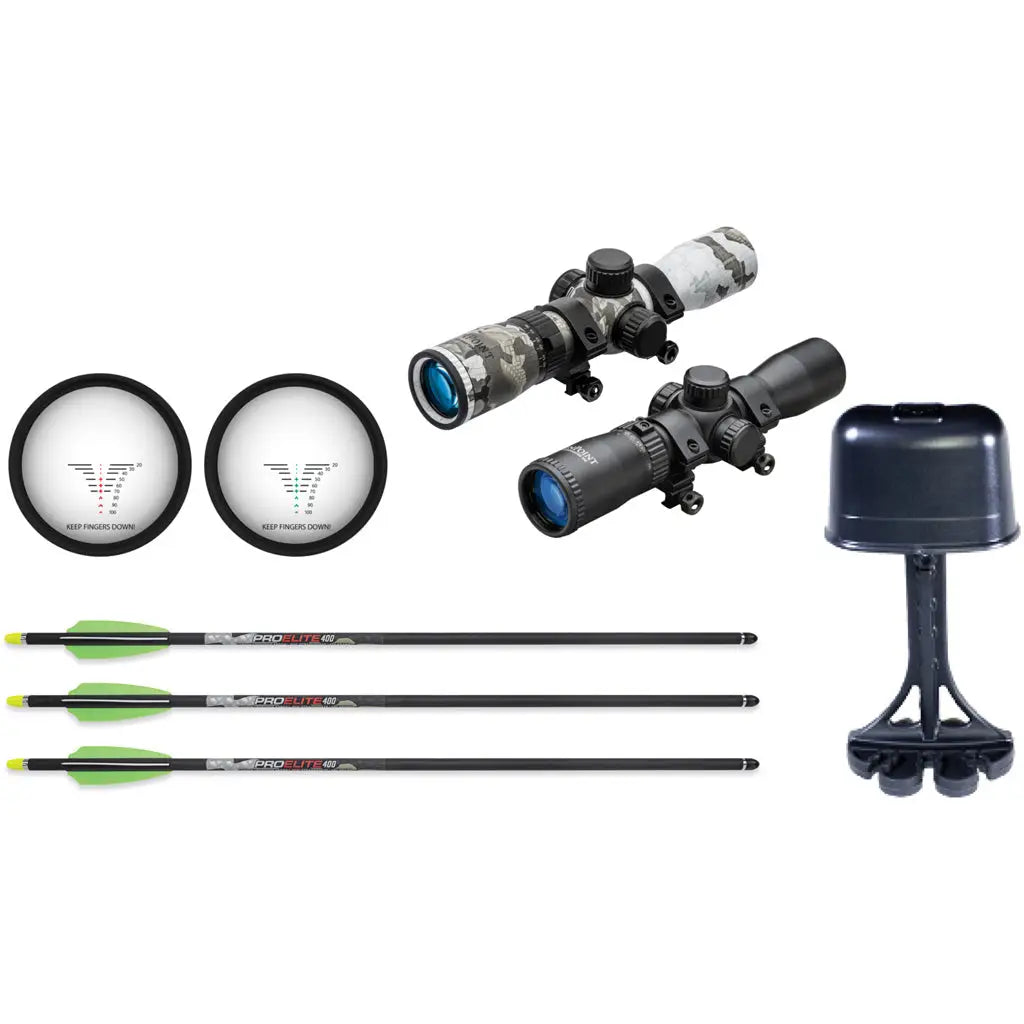 TenPoint Turbo X Crossbow Package with ACUslide and Rangemaster 100 Scope - Moss Green