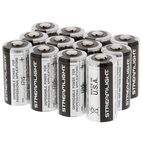 CR123A Lithium 3V Batteries (12 Pack)