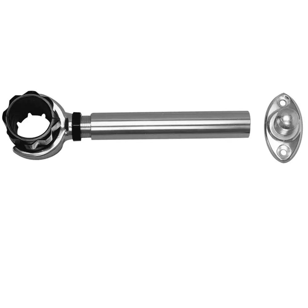 Rupp Threaded Antenna Support w/6" Flat Mount &amp; 1.5" Collar [PAK-0004]