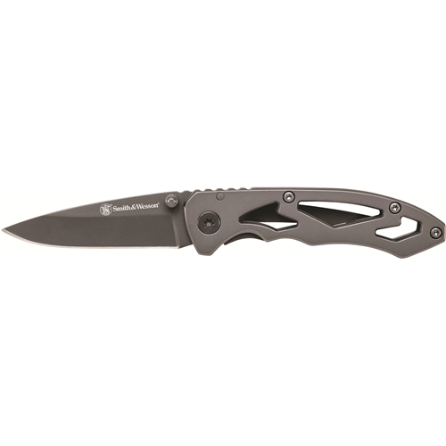 Smith &amp; Wesson Frame Lock Drop Point Folding Knife
