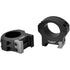 Warne Hyperlite Scope Rings Matte Black 1 in. Medium - Precision Performance