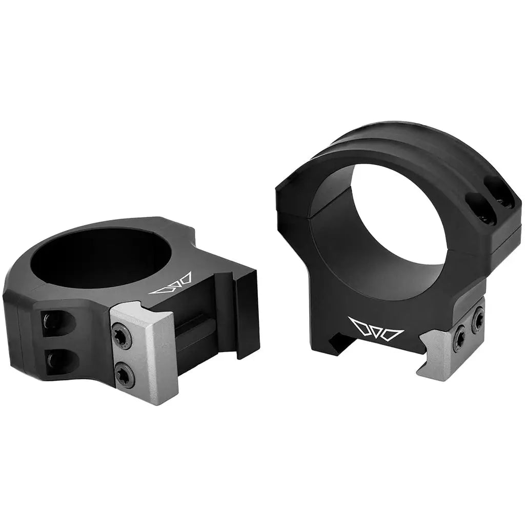 Warne Hyperlite Scope Rings Matte Black 30mm Medium - Lightweight and Durable