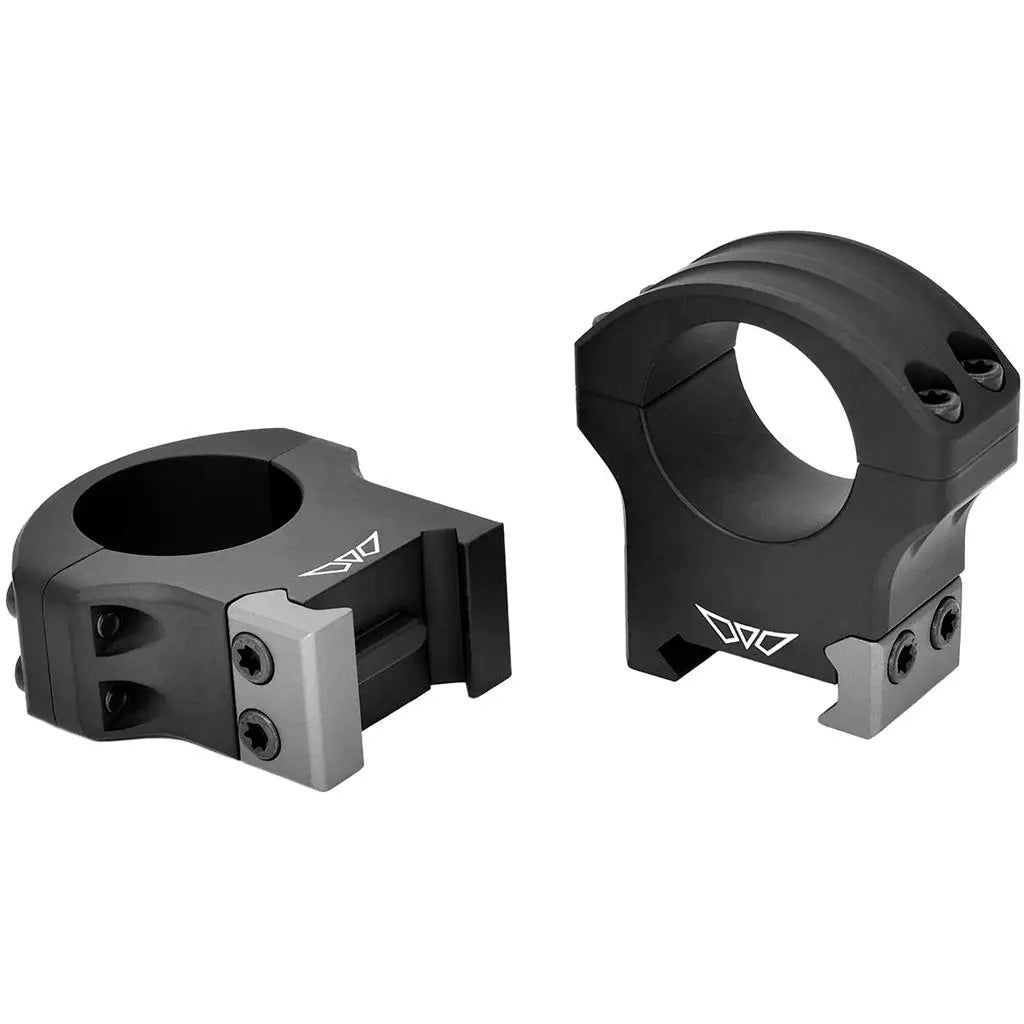 Warne Hyperlite Scope Rings Matte Black 30mm High - Precision and Durability