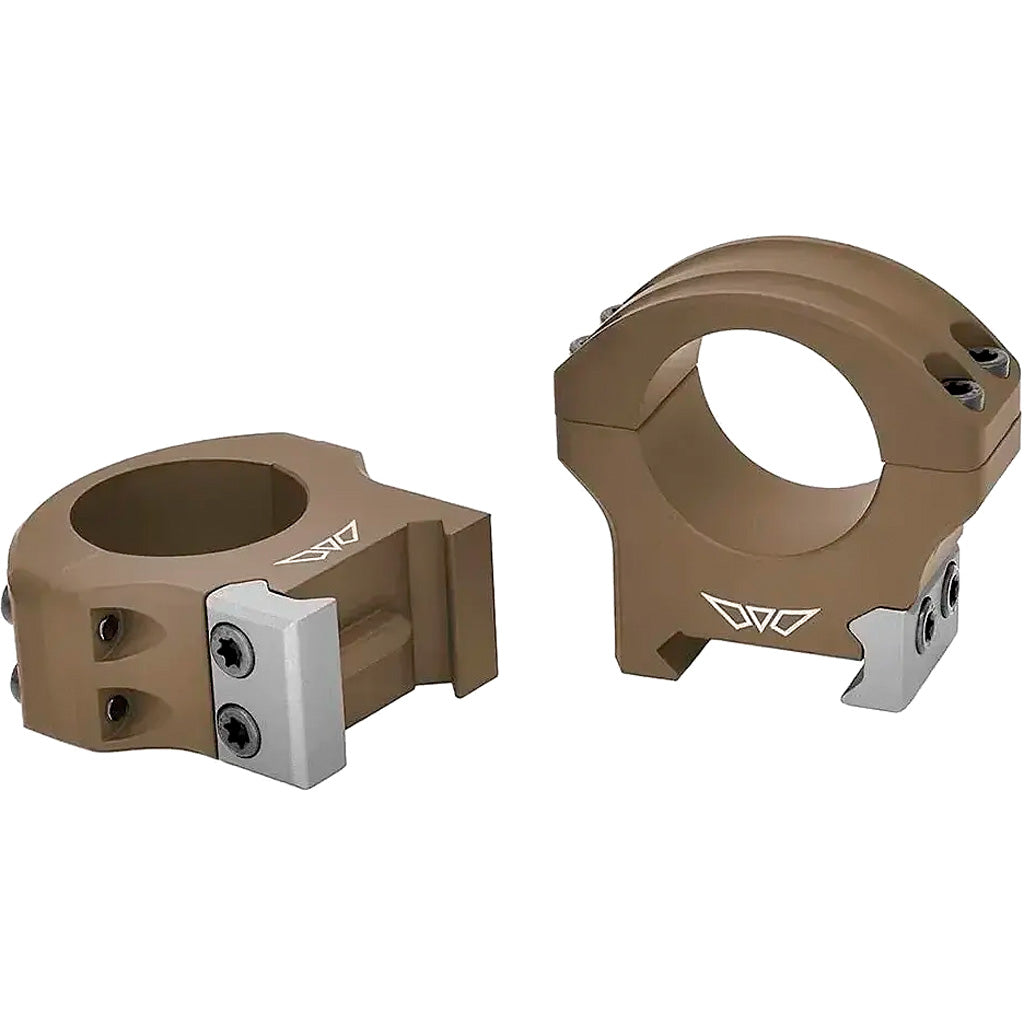 Warne Hyperlite Scope Rings Dark Earth 30mm Medium