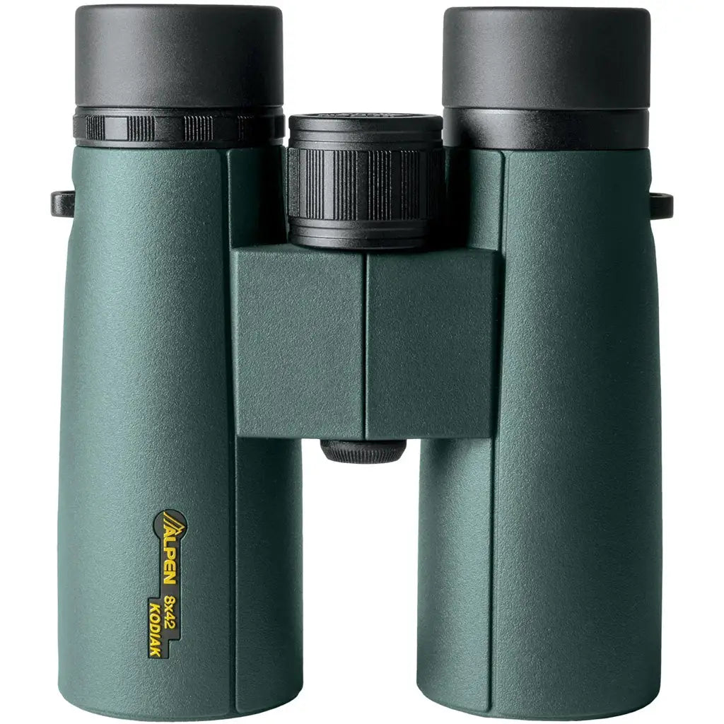 Alpen Optics Kodiak Binoculars 10X42 - Waterproof Short Hinge Green