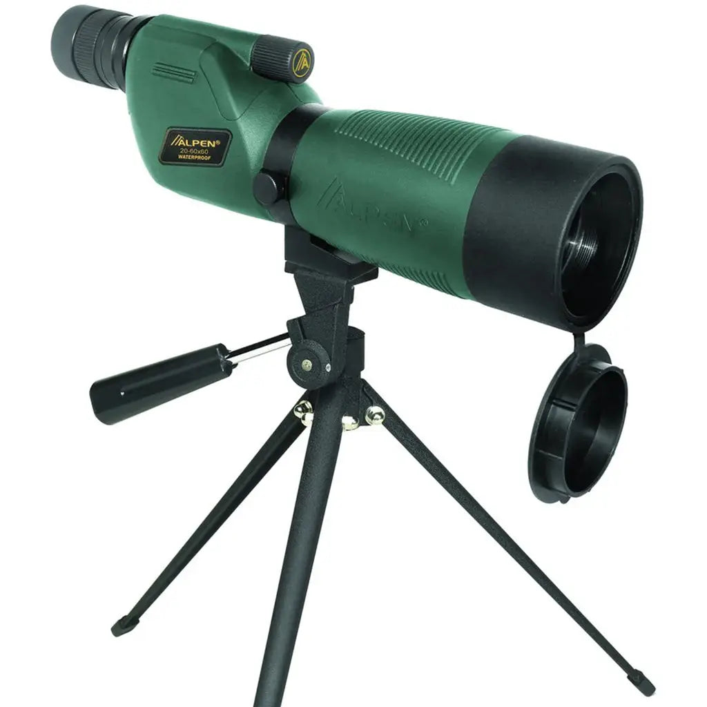 Alpen Optics Kodiak Spotting Scope 20-60X60 - Waterproof with Case and Tripod