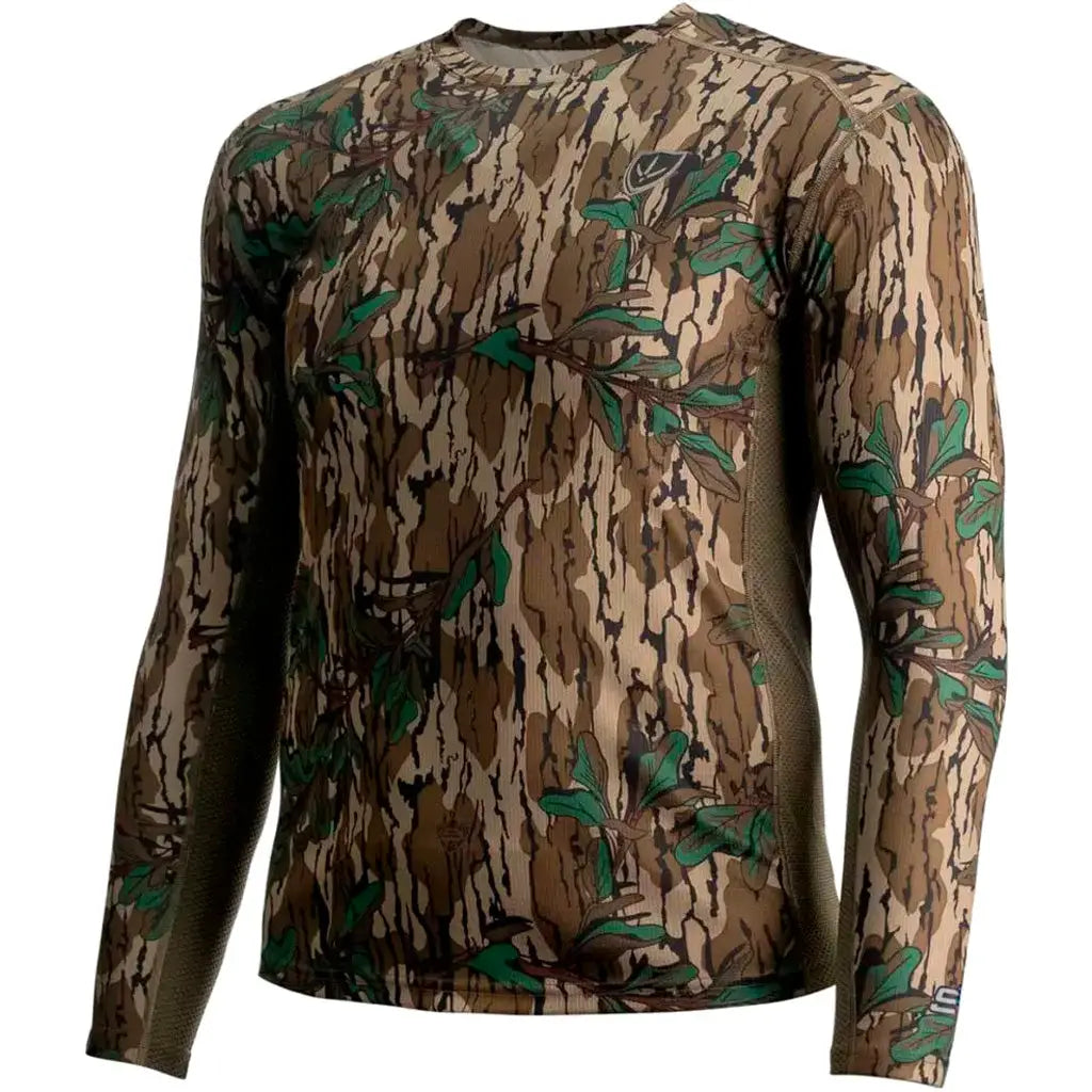Blocker Outdoors Finisher Turkey LS Performance Tee MO Greenleaf - X-Large