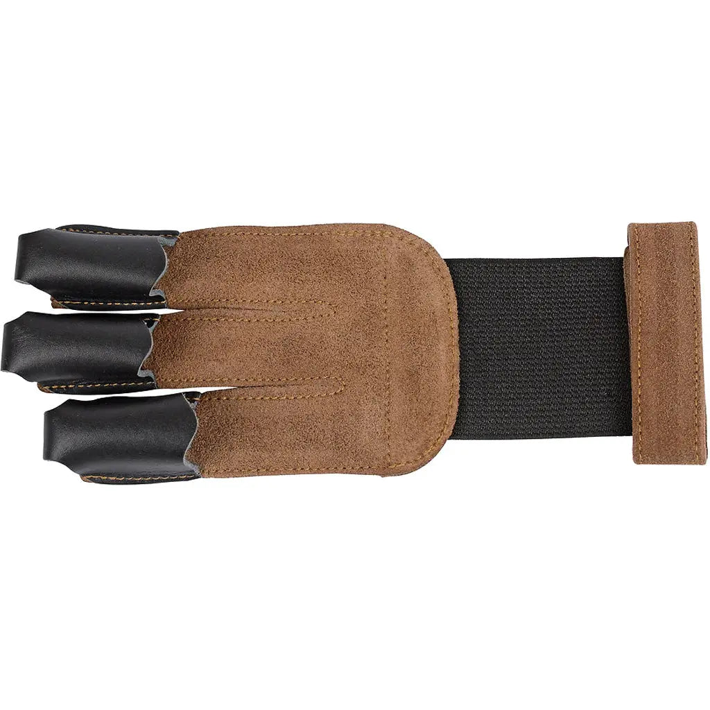 30-06 Leather Tip Shooting Glove 3 Finger Medium - Durable Cowhide Suede