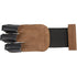30-06 Leather Tip Shooting Glove 3 Finger Medium - Durable Cowhide Suede